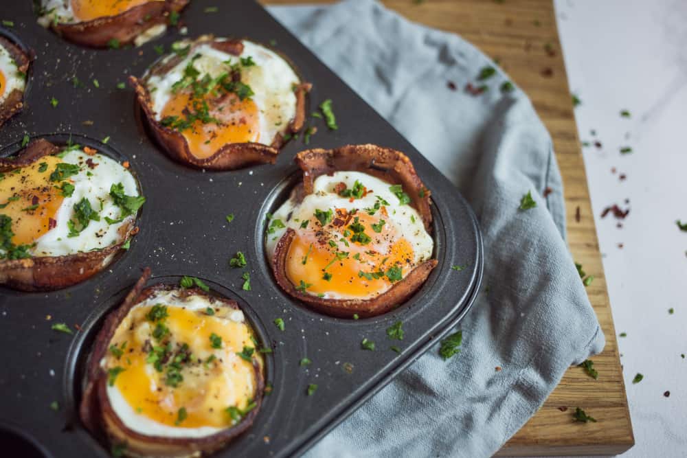 Meals in Minutes: Bacon Egg and Cheese Breakfast Cups #breakfast #eggs