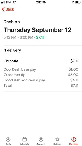 DoorDash Delivery Driver Review