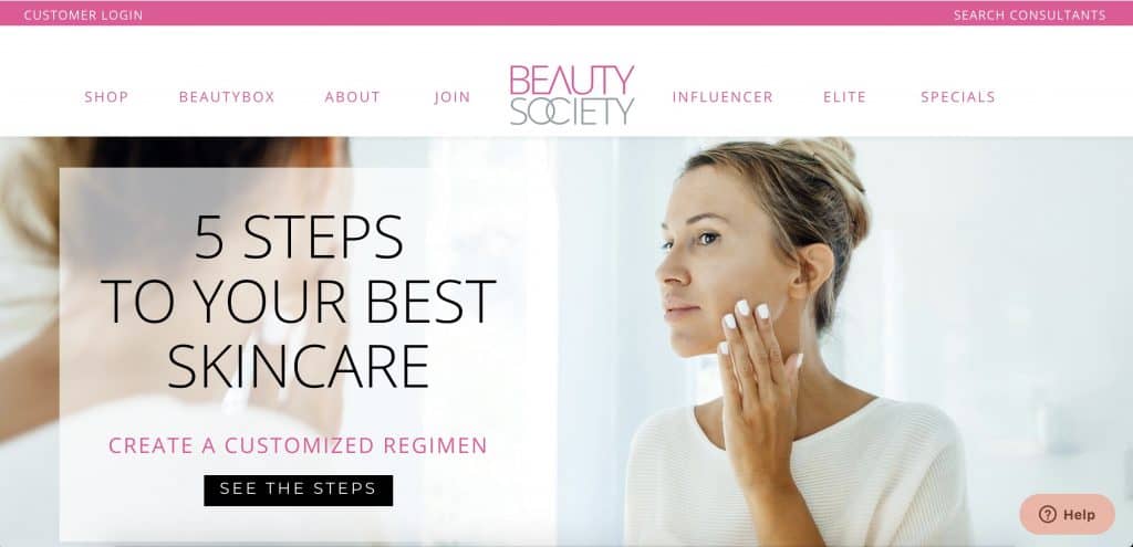 Beauty Business - Beauty Society Website