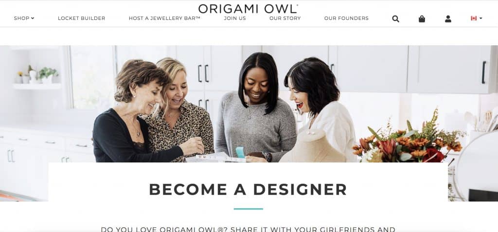 origami owl direct sales canada